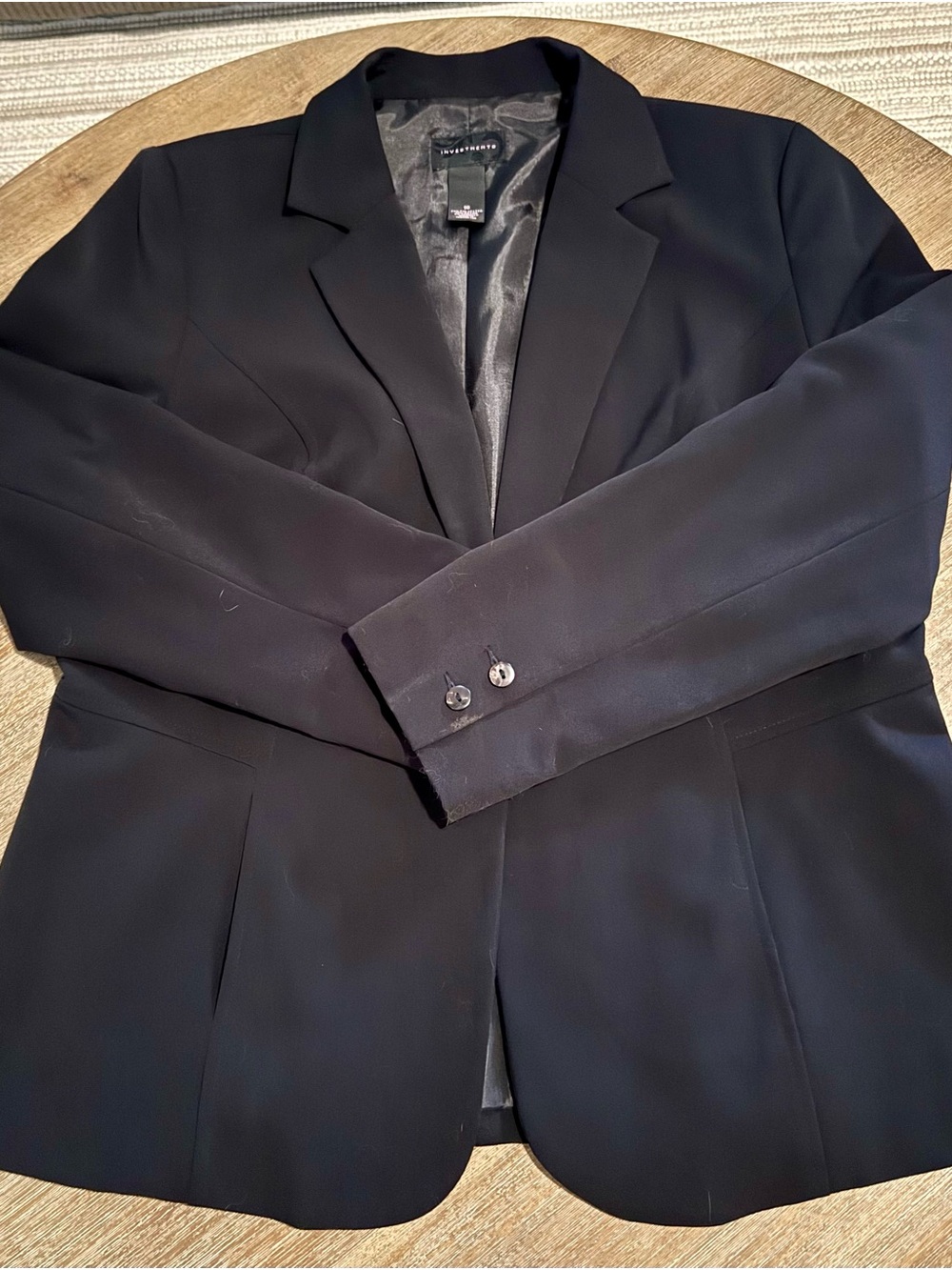 Investments Black Tailored Blazer